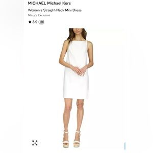 MICHAEL Michael Kors Classic White Mini Dress
